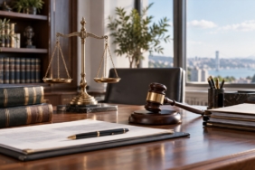 Hukuki danışmanlık ve adalet temalı hukuk ofisi
